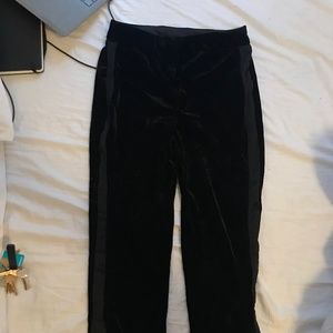 Brand New Black Velvet Pants